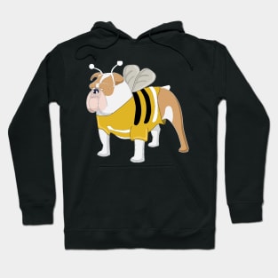 Bulldog bee cartoon Hoodie